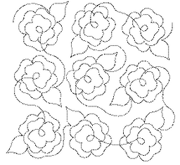 Simply Roses Free Machine Quilting Pattern-Missouri Star Quilt Company