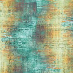 Abandoned 2 - Piano Sorte Patina Digitally Printed Yardage