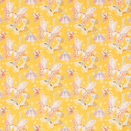 Aerial - Yellow Flock Yardage