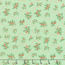 All About Christmas - Holly Green Yardage