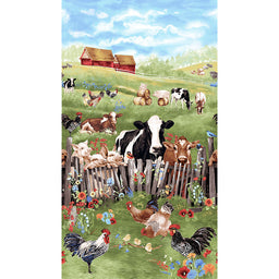 Animals - Painted Farm Life Multi Panel
