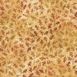 Artisan Batiks Nature's Canvas - Leaves Gold Yardage