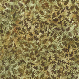 Artisan Batiks Nature's Canvas - Leaves Green Yardage