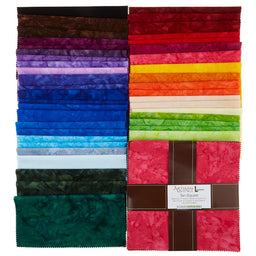 Artisan Batiks Solids - Prisma Dyes Spectrum Palette Ten Squares