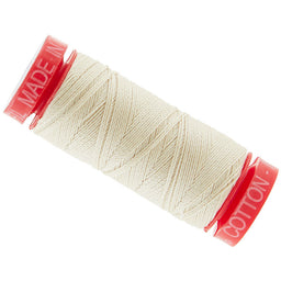 AURIfil 12 WT Cotton Small Spool Thread Ecru Primary Image