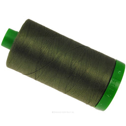 Aurifil 40 WT Cotton Mako Large Spool Thread Army Green