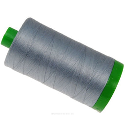 Aurifil 40 WT Cotton Mako Large Spool Thread Light Blue Grey