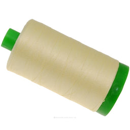 Aurifil 40 WT Cotton Mako Large Spool Thread Light Lemon