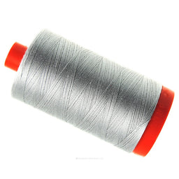 Aurifil 50 WT Cotton Mako Large Spool Thread Aluminum