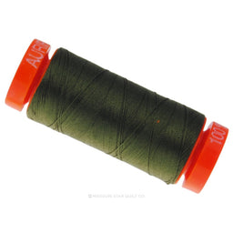 Aurifil 50 WT Cotton Mako Spool Thread Army Green