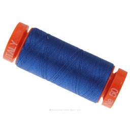 Aurifil 50 WT Cotton Mako Spool Thread Delft Blue