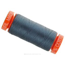 Aurifil 50 WT Cotton Mako Spool Thread Medium Grey
