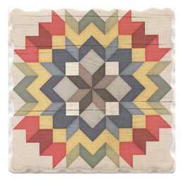 Barn Quilts Coaster - Carpenters Star