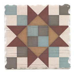 Barn Quilts Coaster - Friendship Star