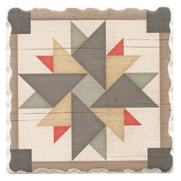 Barn Quilts Coaster - Windmill