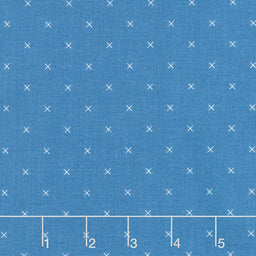 Bee Cross Stitch - Cross Stitch Denim Yardage Primary Image