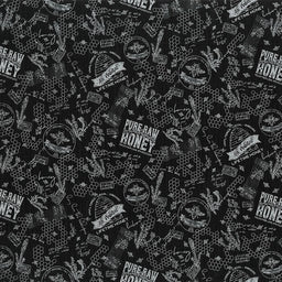 Bee's Life - Honey Black Yardage