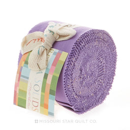 Bella Solids Hyacinth Junior Jelly Roll