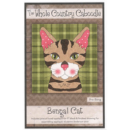 Bengal Cat Precut Fused Appliqué Pack