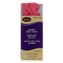 Berry Sorbet Jumbo Rick Rack (2 1/2 yard package)