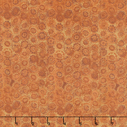 Blessings of Home - Allover Flowers Rust Yardage Primary Image