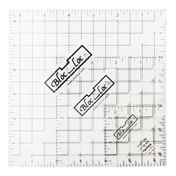 Bloc Loc Square Up Ruler Combo Set #2 (includes 2.5", 4.5" and 6.5" rulers)