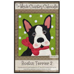 Boston Terrier Precut Fused Appliqué Pack