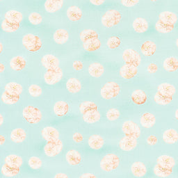 By the Seashore - Sand Dollars Light Aqua Yardage