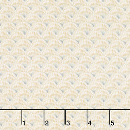 By the Seashore - Seashells Cream Yardage