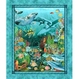 Calypso II - Oceanlife Teal Panel