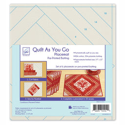 Casablanca Quilt As You Go Place Mat Kit