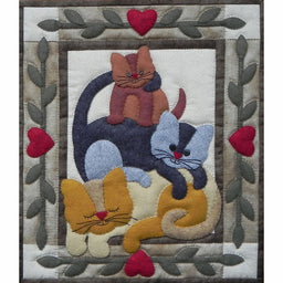 Cat Stack Wall Quilt Kit