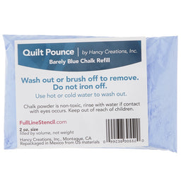 Chalk Pounce Refill Barely Blue