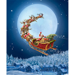 Christmas Time is Here - To All a Goodnight Multi Digitally Printed Panel