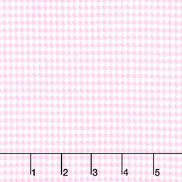 Comfy Flannel® - Houndstooth Check Pink Yardage Primary Image