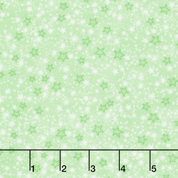 Comfy Flannel® - Stars Green Yardage Primary Image