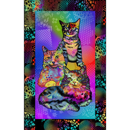 Crazy for Cats - Kitty Power Multi Panel