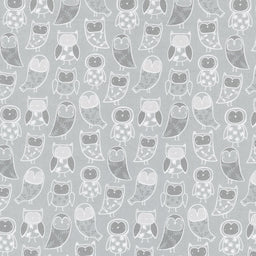 Cubby Bear Flannel - Night Night Grey Yardage