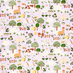 Dale Farm - Toile Light Purple Yardage