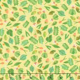 Dale Farm - Veggies Yellow Yardage