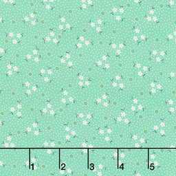 Darlene's Favorites - Flowers Aloe Yardage