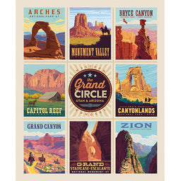 Destinations - The Grand Circle Poster Multi Digitally Printed Panel