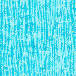 Dewdrop - Turquoise Metallic Yardage