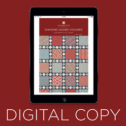 Digital Download - Diamond Sashed Squares Quilt Pattern by Missouri Star
