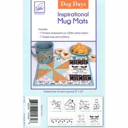 Dog Days Inspirational Mug Mats Pattern