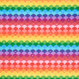 Dream - Scallop Rainbow Multi Yardage Primary Image