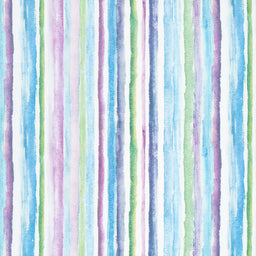 Dreaming of Tuscany - Staggered Stripe Purple Yardage