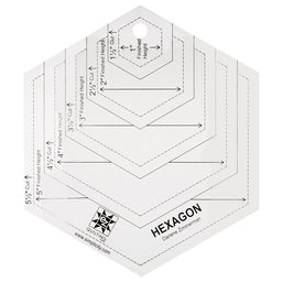 EZ Quilting Hexagon Ruler Primary Image