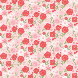 Falling in Love - Floral Blush Yardage