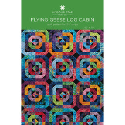 Flying Geese Log Cabin Quilt Pattern by Missouri Star